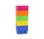 6-Cell Tray Inserts, durable, colorful and ideal for growing different plants