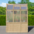 6.7' x 6.0' Meridian Premium Cedar Greenhouse
