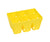 6-Cell Tray Inserts, durable, colorful and ideal for growing different plants