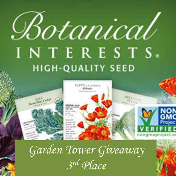 3rd Place Spring Garden Tower® Giveaway - Free Seed Packet & eBook