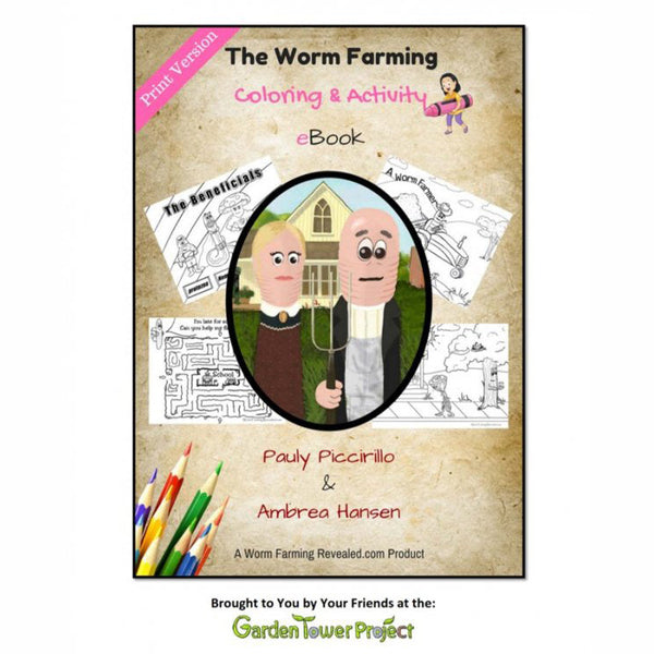 The Worm Farming Coloring & Activity eBook (kids collections)